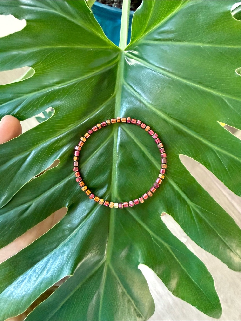 Hematite bracelet (one)